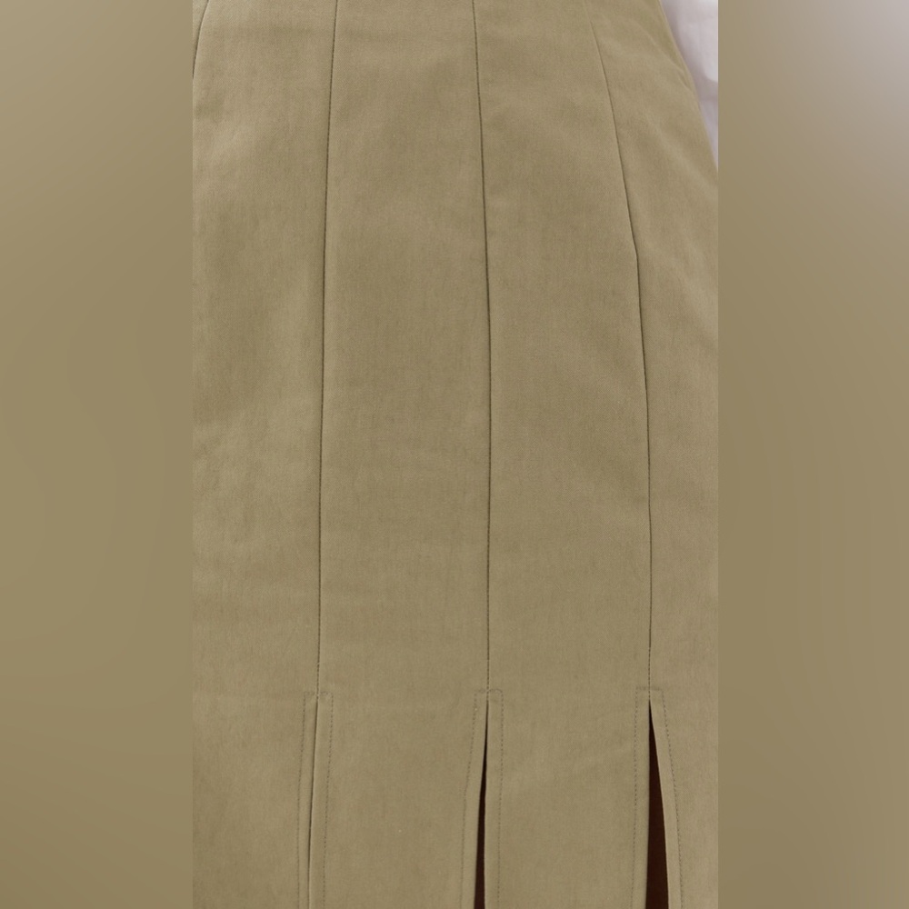 Simone Roche Multi Slit Skirt in Beige - Picture 5 of 7